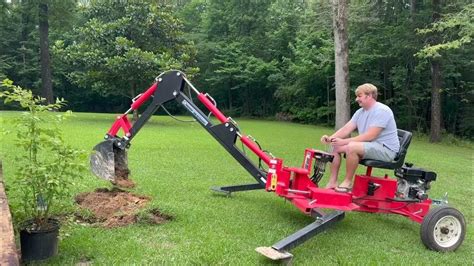 tow behind backhoe harbor freight